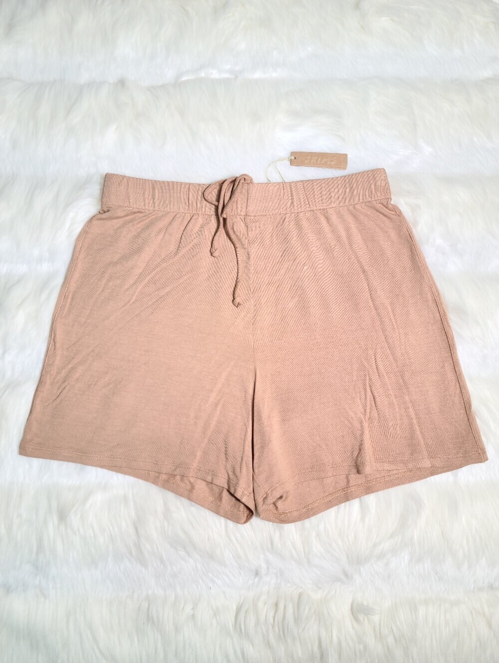SKIMS Boxer Shorts Brown Ochre Women Small NEW